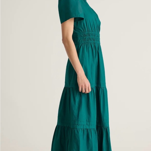NWT Quince Teal Maxi Dress - Picture 2 of 8